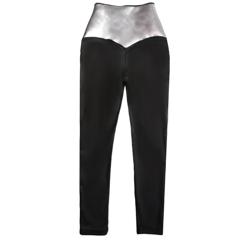 Women's High-Waist Tummy Control Sweat Pants with Hip-Lifting and Row Button Design