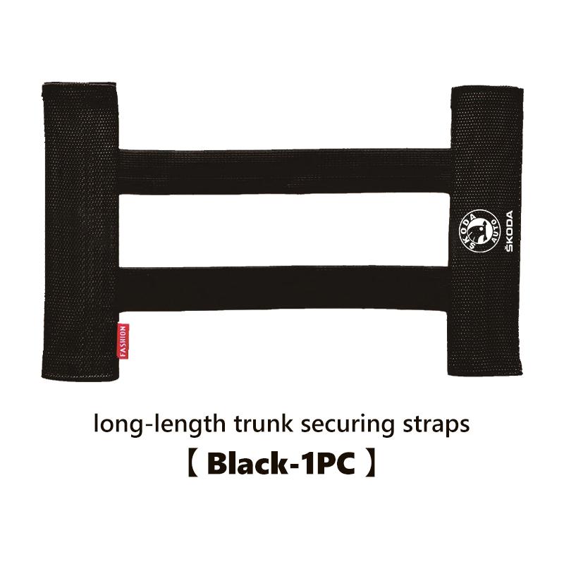 Car Interior Organizer Back Rear Trunk Storage Mesh Fixed Straps For Skoda S Kodiaq Octavia 2 3 Yeti Karoq Rapid Fabia VII VRSTN3