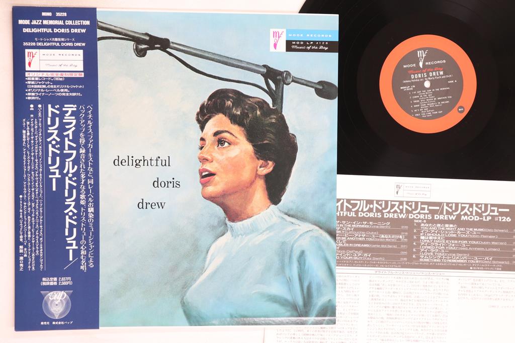 LP Record DORIS DREW - Delightful Doris Drew 35228,MODLP126 MODE 1989 Japan Obi Jazz Used