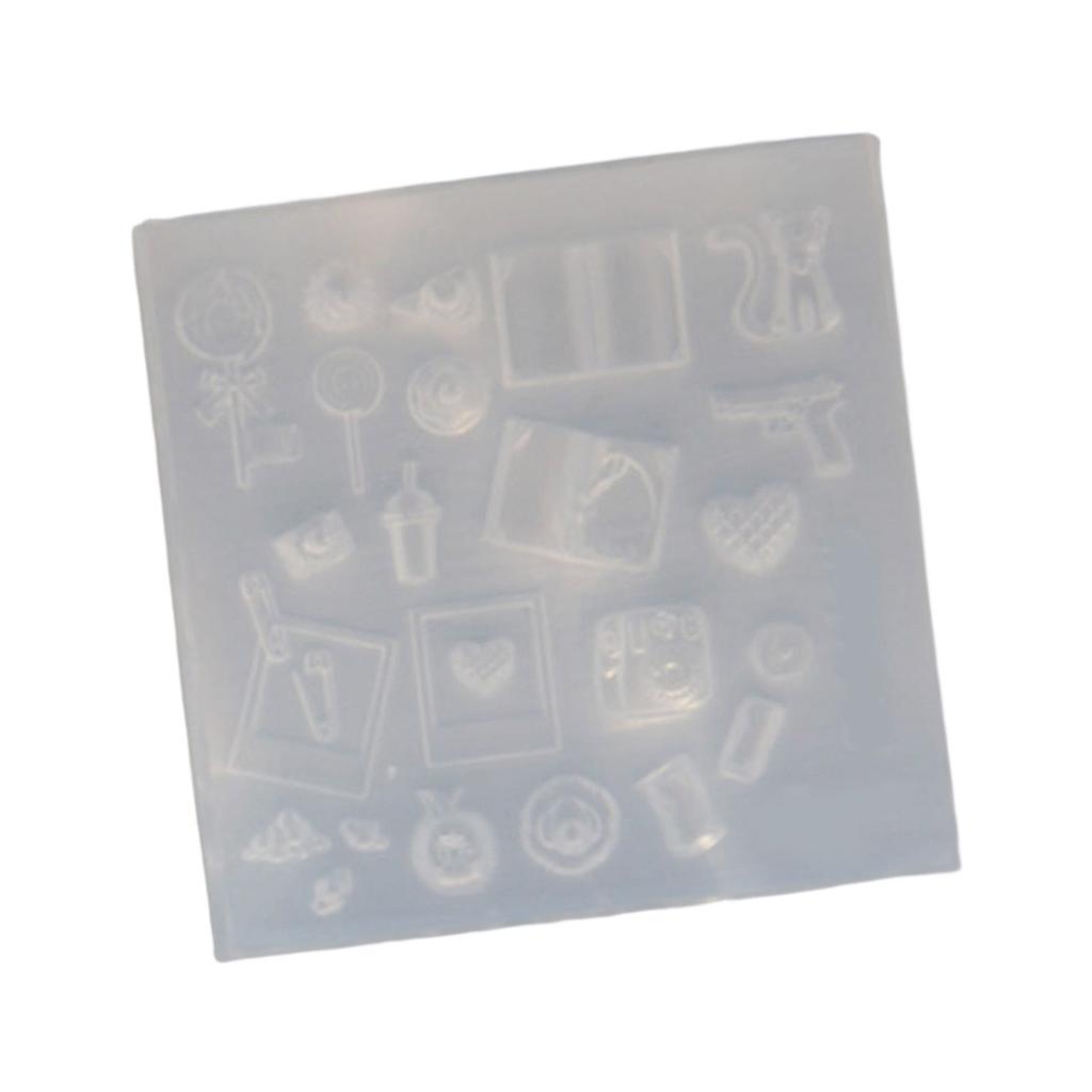 Realistic Design Silicone Nail Art Accessories Mold For DIY Craft Jewelry Making Safe Easy Use Nail Charm Mold