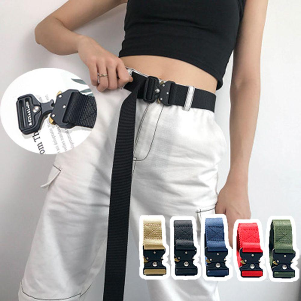 

Холщовый нейлоновый пряжка с крючком, регулируемый ремень унисекс, поясной ремень, тренировочный ремень, тактический ремень