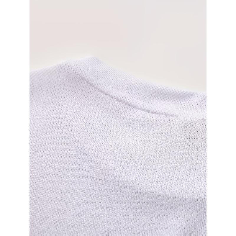 Taglia Europea Uomo T-shirt Girocollo Vestibilità Larga Traspirante Asciugatura Rapida Assorbente Umidità - Abbigliamento Sportivo Casual Leggero