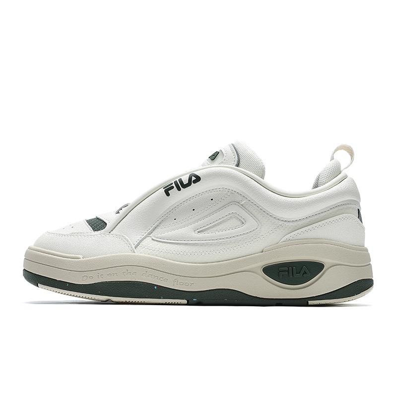 Fila Mix 2 Comfortable Simple Trendy Low-Top Skate Shoes Men Sneakers Snow-White F12M442205FPA