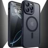 Translucent Magnetic Frosted Matte Phone Case For iPhone 17 Air 16 15 14 Plus 13 12 11 Pro Max For Magsafe Wireless Charge Cover