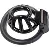 FREDORCH 2022 Super Small Penis Ring Sissy Chastity Cage,Locked In Male Chastity Device with 4 Base Ring (L-Large, Black)
