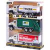 1/50 Scale Metal Scales City Die-casting Garbage Trucks, Large Toy Garbage Trucks, Oil Tankers and Toy Transport Vehicles with Rear Traction