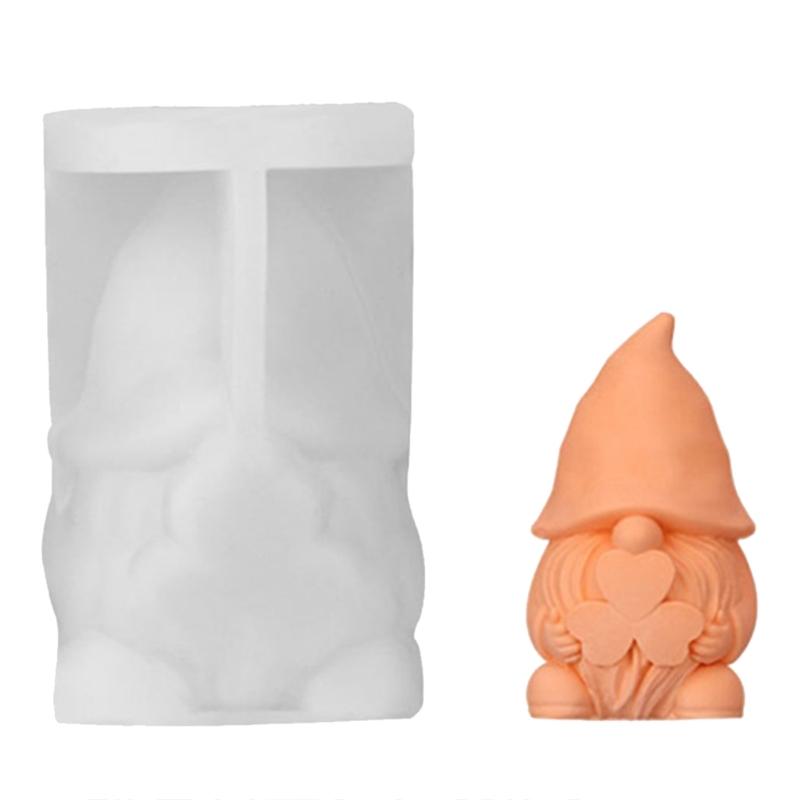 Multifuntional Dwarf Silicone Mold Resin Crafting Mold Handmade Supplies for Crafting Candle and Decorative Creation