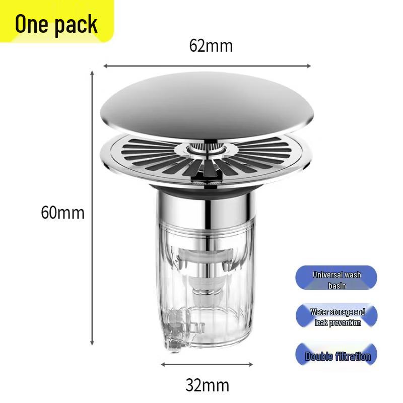 Pop-Up Basin Drain Stopper