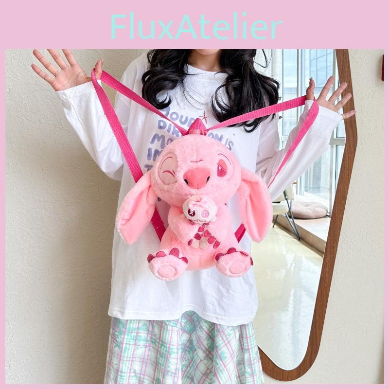 Kids Plush Cartoon Backpack With Zippered Compartment And Breathability