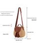 Neue Damen-Crossbody-Strandtasche aus gewebtem Papierseil