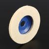 4inch Glass Ceramics Waxing Pad Car Polishing Pads Wool Wheel Angle Grinder Felt Disc