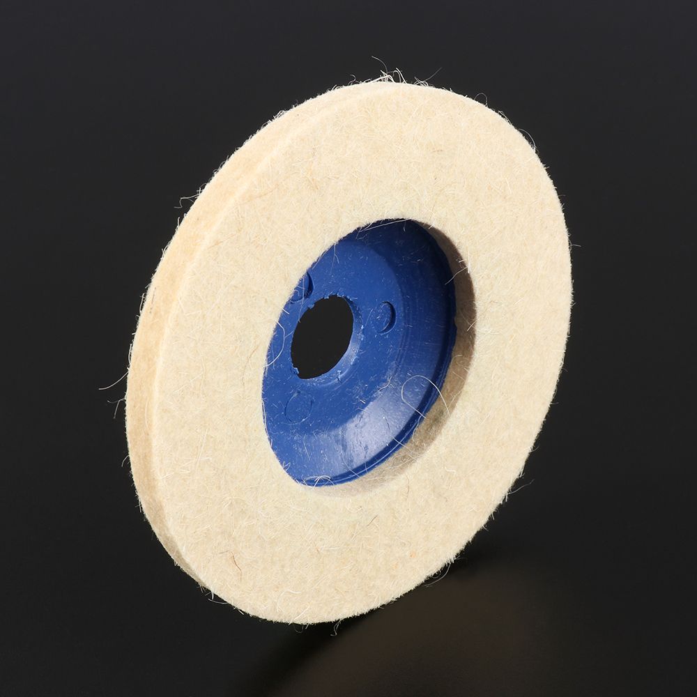 Disc de lustruit auto din ceramică de sticlă de 4 inch, disc de ceară pentru polizor unghiular din lână