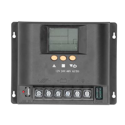 Solar Controller LCD Display Solar Controller with USB Mobile Phone Charging for Industry60A