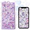 Puffy Soft and Water Decorative Cute Drop Shape K-Bom Stickers, Squishy, Stickers, Stickers, 3D, (Mixed Colors)