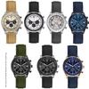 Per Cinturino Orologio in Tela di Nylon Serie Citizen FF Pilot CA4500/4503/4505 Cinturino IWC Mark 18 Cinturino Hamilton Kaki Field 20mm 21mm 22mm