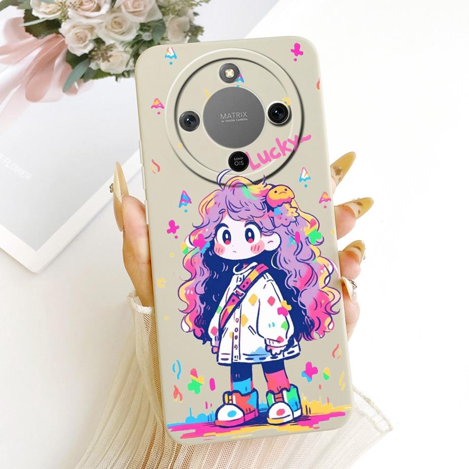 For Honor X9d Case Magic8 Lite Cute Fashion Cartoon Cover Soft TPU Phone Case For Honor Magic 8 Lite X 70 HonorX9d HonorX70 Bags