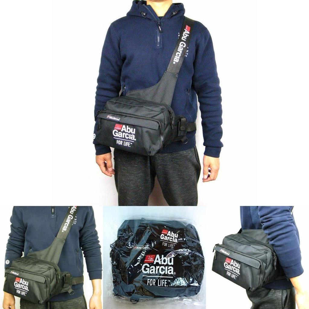 Garcia Fishing Tackle Bag Waterproof 600d Nylon Durable Outdoor Waist Bag**