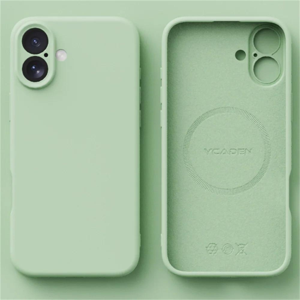 NEW Luxury Magsafe Wireless Charge Matte Cover For iPhone 16E 16 Plus 15 14 13 12 Pro Max 11 Camera Protection Back Cover
