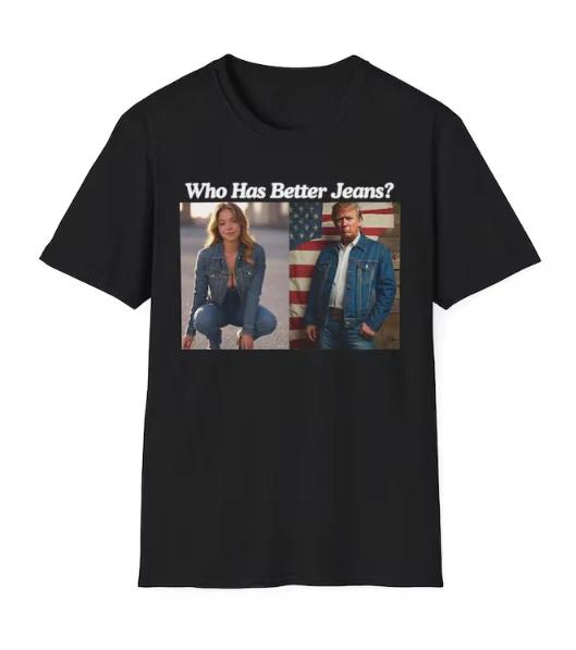 Sydney Sweeney Jeans Meme T-Shirt: Funny Graphic Tee XL