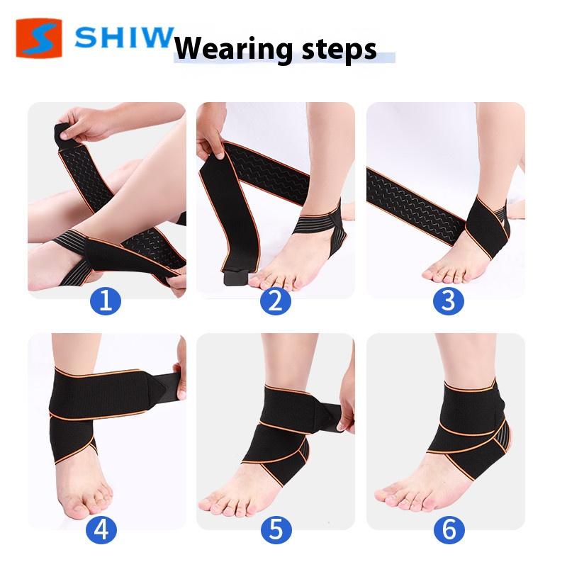 Ultradünne Knöchelbandage mit Silikonband Professioneller Schutz vor Verstauchungen zur Genesung