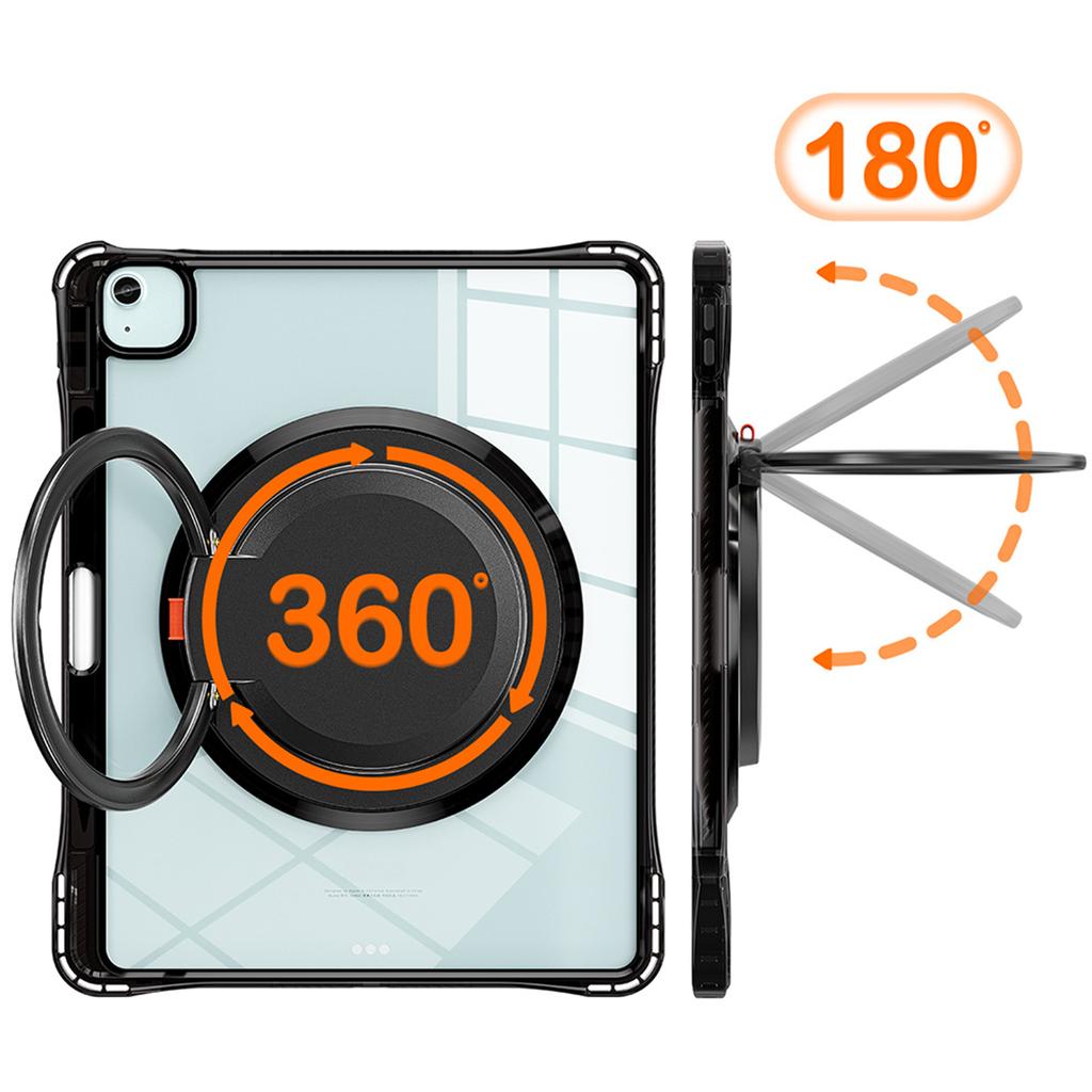 For iPad Air 13 (2025)/(2024)/Pro 12.9 (2022)/(2021)/(2020)/(2018) Case with Shoulder Strap Kickstand Tablet Cover