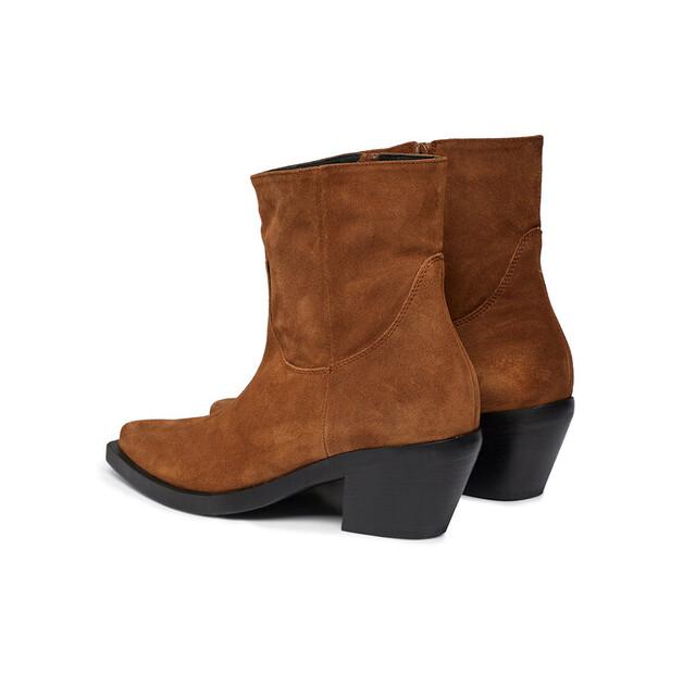PINKO Ankle Boots Mozart Texano Al 23-24 BLKS1 102025 A0N8 Brown