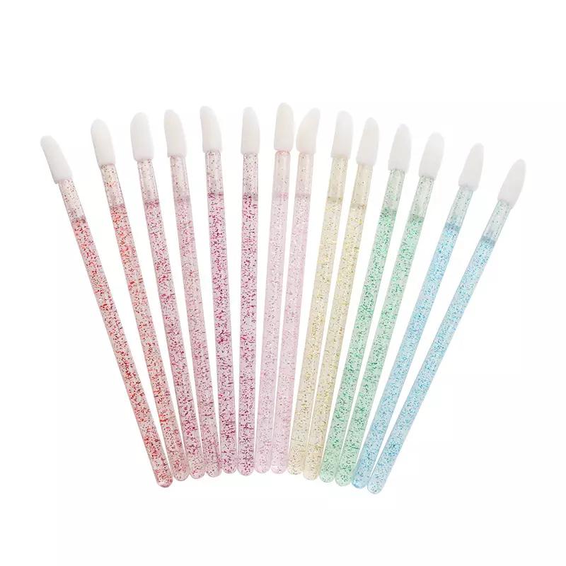 Pinky Leem Disposable Lip Gloss Applicator Wands Lip Brush Gloss Lipstick Cleaners Makeup Tool for Lip Scrub Brush белый