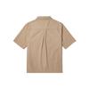 Timberland Solid Color Outdoor Casual Work Shirt Comfortable Short Sleeve Men Shirts Light-Earth A6QRW-269