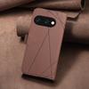 For Google Pixel 9a Case BINFEN COLOR BF35 Geometry Imprinted Leather Phone Cover RFID Blocking Wallet Stand