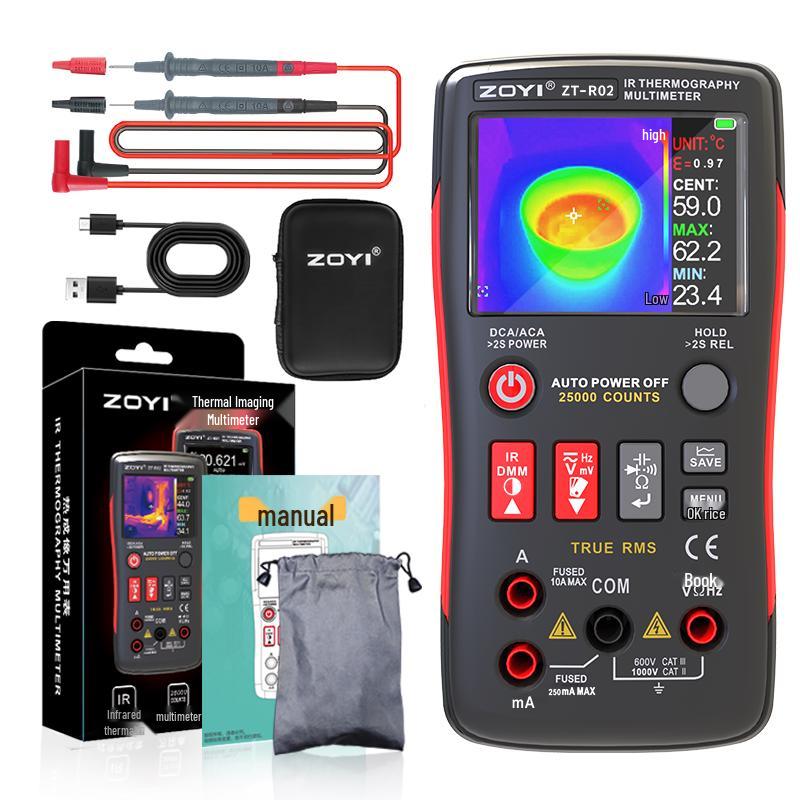 Zhongyi ZT-R02 Infrared Thermal Imaging Multimeter for Industrial Floor Heating