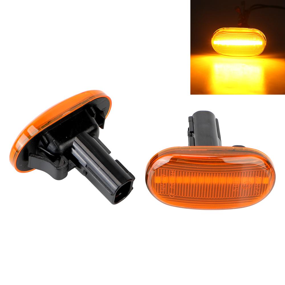 

Указатели поворота Указатель поворота светодиодный Автомобильный динамический боковой габаритный фонарь 2 шт.