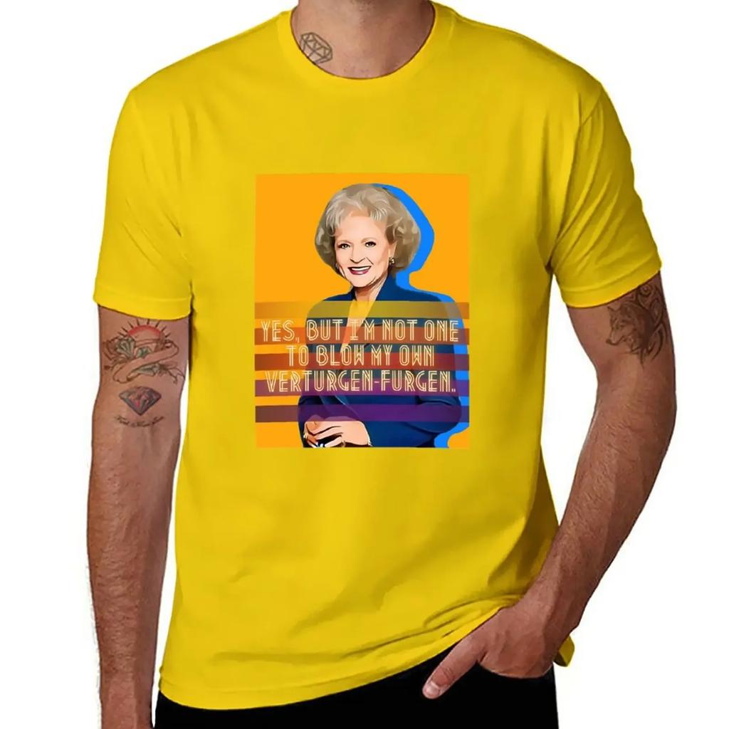 Rose Nylund T-Shirt animal prinfor boys blanks funnys t shirt for men