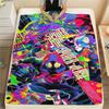 1PC Spider-Man Print Flannel Blanket, High quality Comfortable for All Seasons, Home Decor, Warmth and Comfort, Perfect for Christmas Gifts