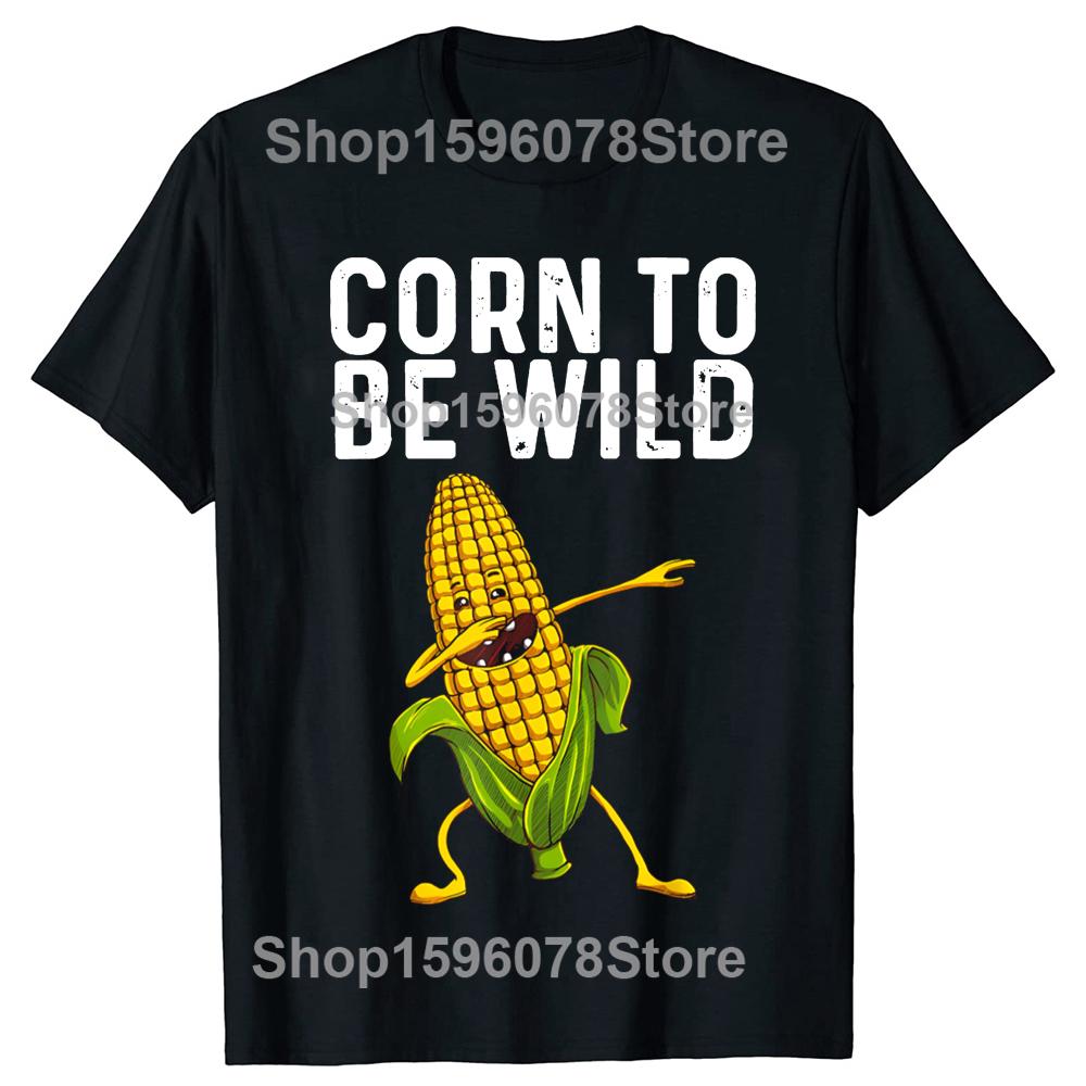 Rolig majsbondes klassiska t-shirt sommar herr damkläder mode t-shirts bomull kortärmad överdimensionerad lös t-shirt toppar