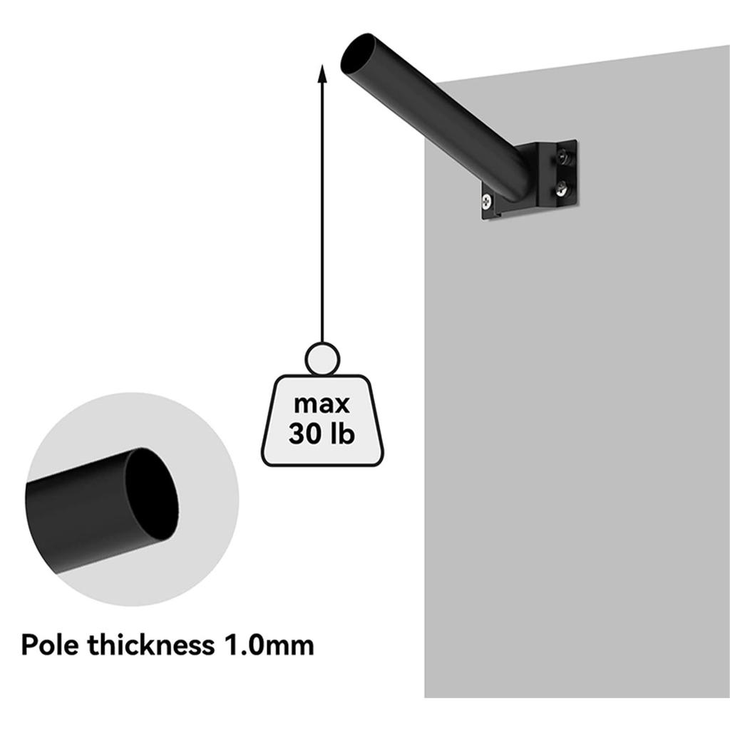 Light Pole Mount Solar Lighting Mounting Bracket Steel Versatile Light Bracket for Streetlight