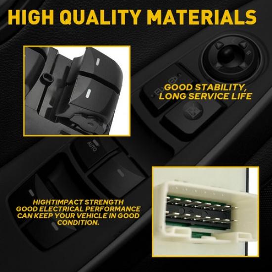 LH Master Door Window Left Switch Driver For 2011-15 Hyundai Elantra 93570-3x000