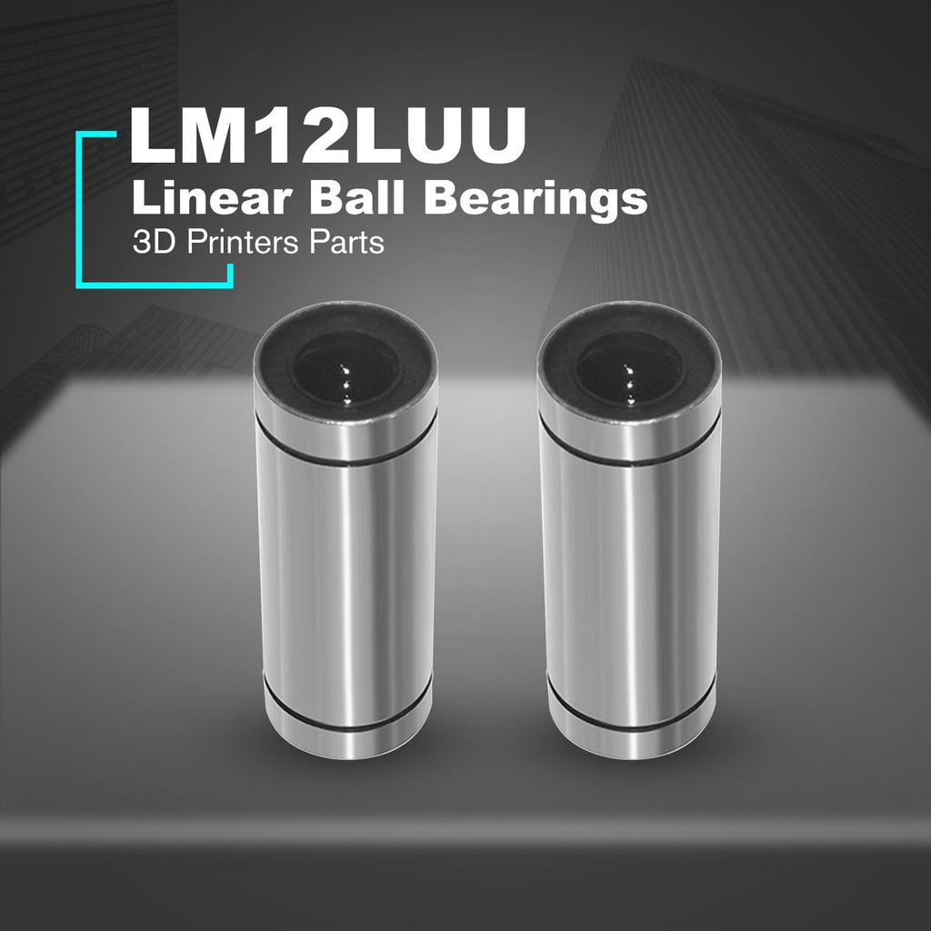Buy VGP 2PCS/lot LM12LUU Linear Ball Bearings Crossword Bushing Shaft
