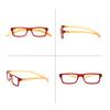 Turezing Rectangular Reading Glasses For Women Soft Temples Hanging Neck Design Comfortable Hd Clear Lens Prescription Eyewear