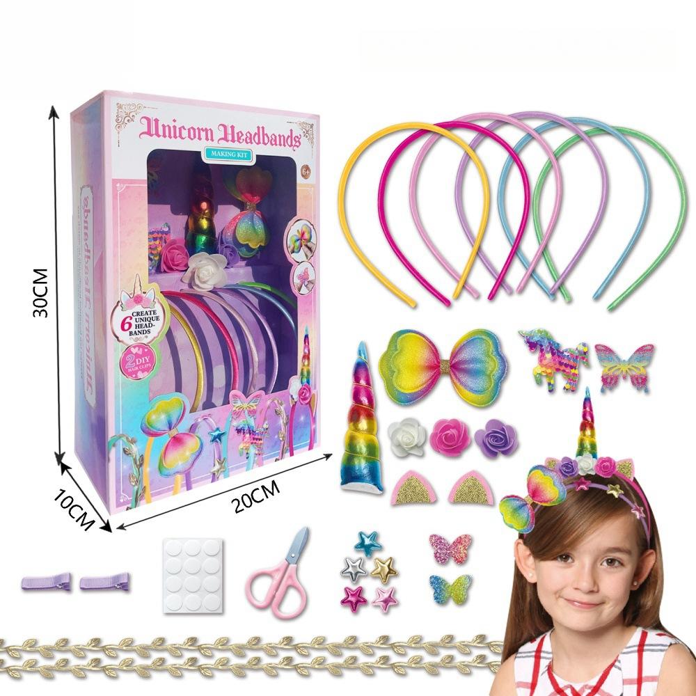 Diy Hairband Making Kit For Girls Build And Design Your Own Princess Dream Fantasy Party Props Toys Creative Birthday Gifts