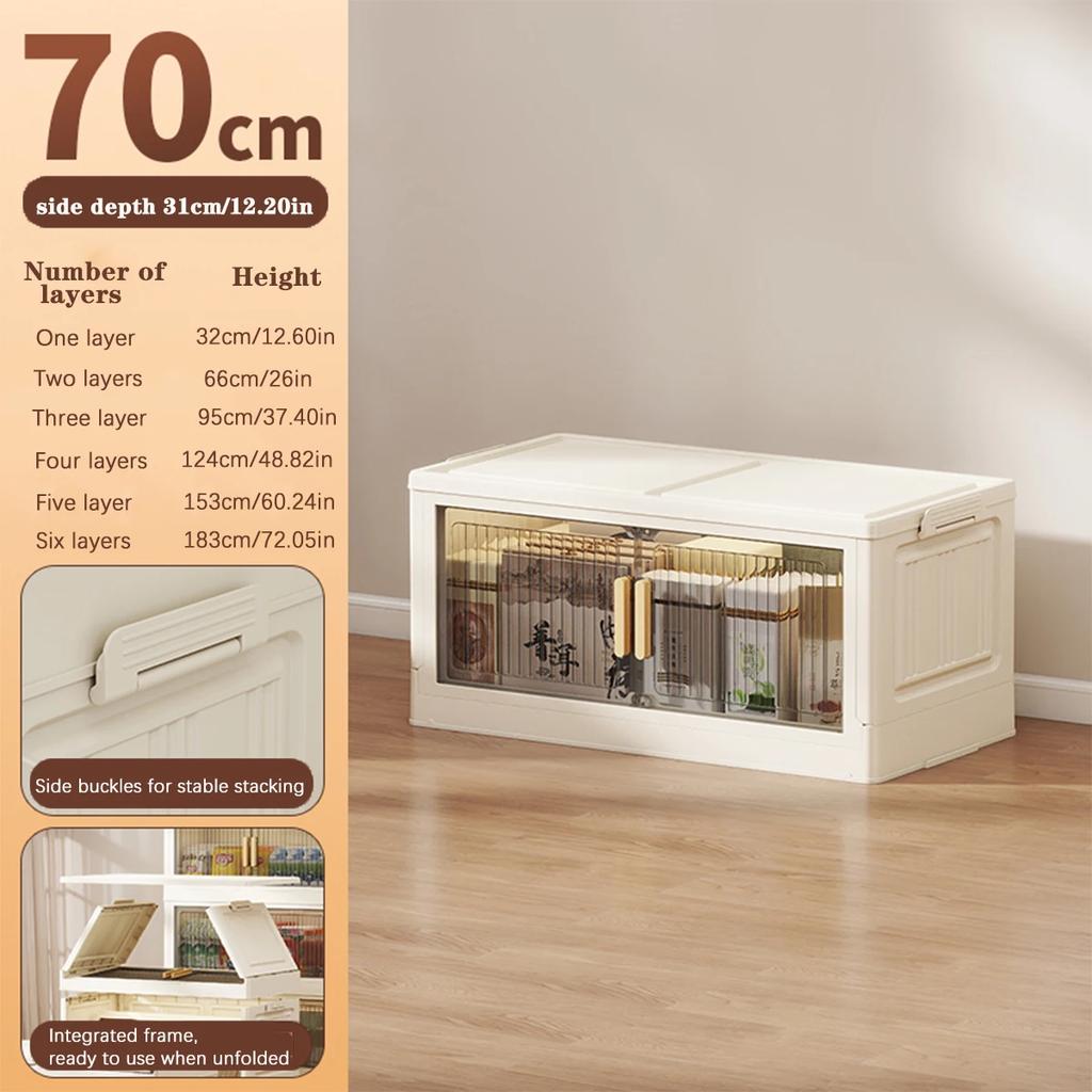 Skládací úložná skříňka 1-6 polic s kolečky Velkokapacitní úložná skříň Úložný box Organizér na oblečení Úložný kontejner