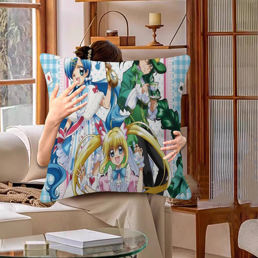 Mermaid Melody Pichi Pichi Pitch Pillow Anime Pillow Sofa Bed Head Pillow Cover Cushion Cover 45x45 Cm Fashion