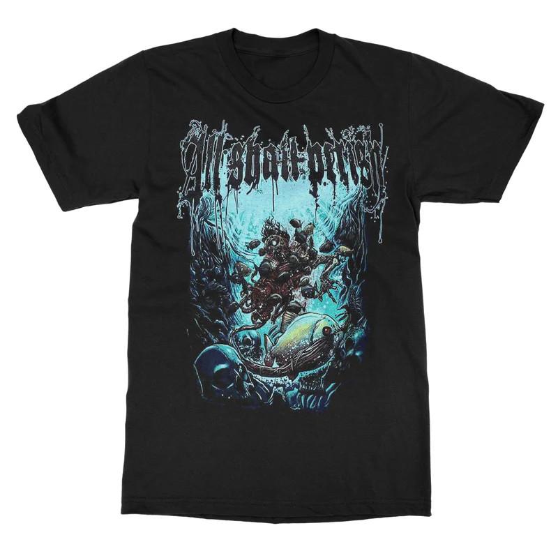 NEW ALL SHALL PERISH Band Deep Sea Short Sleeve S-5XL Cotton Black T Shirt CM670 M
