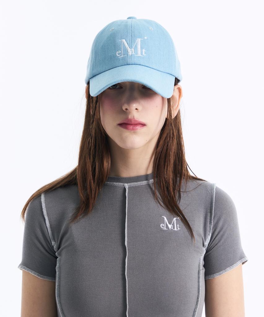 Mucent Signature Ball Cap (Light Blue Denim)