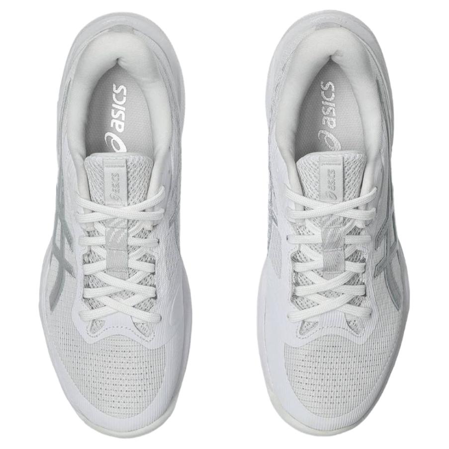 ASICS Netburner Ballistic FF 4 White Pure Silver Women Sneakers 1052A083-100