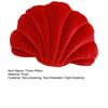 Throw Pillow Non-shedding Tear-Resistant High Elasticity Good Rebound Full Filling Breathable Shell Shape Throw Pillow Doll Home Decor