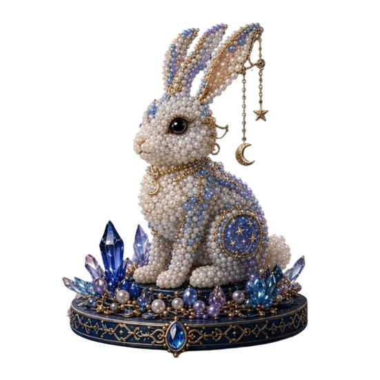 Yousheng Mythical Animal DIY Bead Kit for Beginners, 3D Beaded Animal Making Kit with Instructions, Unique Animal Designs with Glass Beads and Pattern