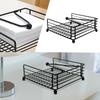 Metal Napkin Holder Square Flat Tissue Organizer Desktop Paper Dispenser Napkin Rack for Restaurants Cocktail Cookouts Bar Decor