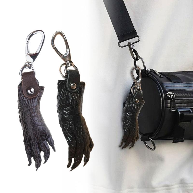 Ciondolo Portachiavi alla Moda a Forma di Artiglio di Alligatore Accessorio per Portafoglio Perfetto per Borse e Portachiavi