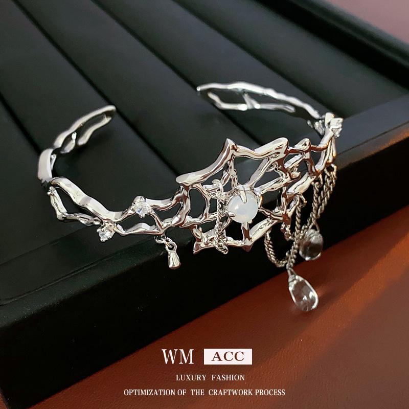 Vintage Geometric Zircon Bracelet - Elegant, Versatile Bangle for Women