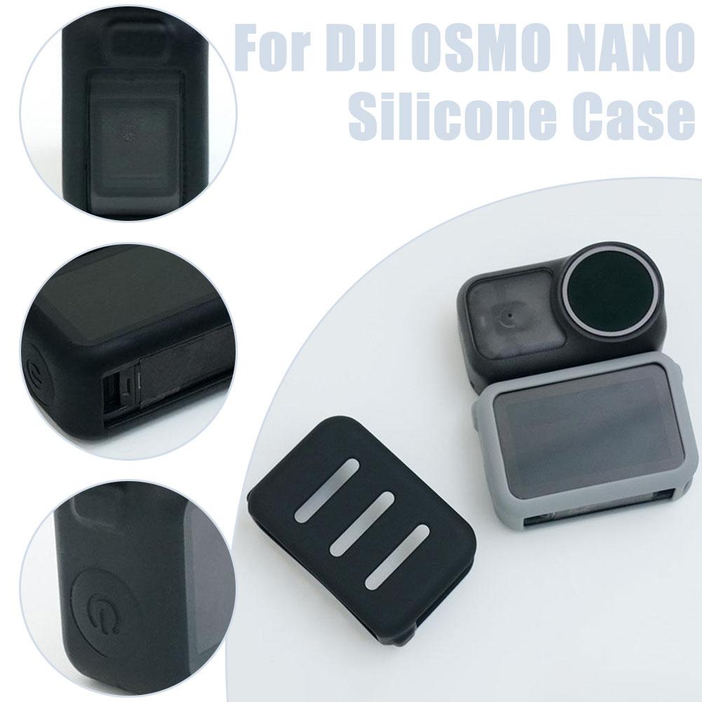 For DJI Osmo Nano Nano Body Silicone Perfect Fit Skin-friendly Shockproof Wear-resistant Case All-around Protection Case